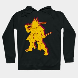 No Face Samurai Golden Hoodie